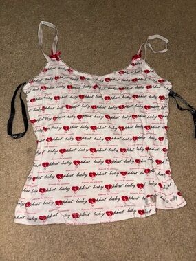 Vintage Y2K Baby Phat Cami Heart  Medium Top
